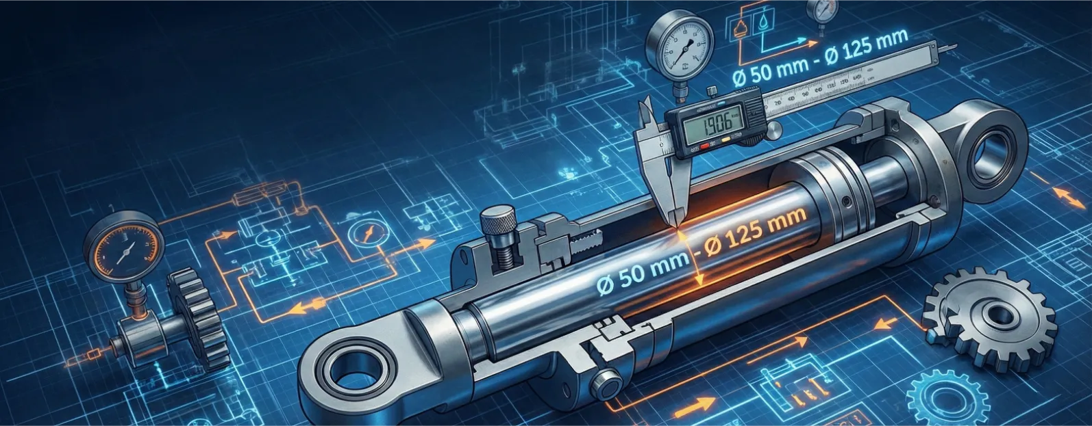 Siłownik hydrauliczny