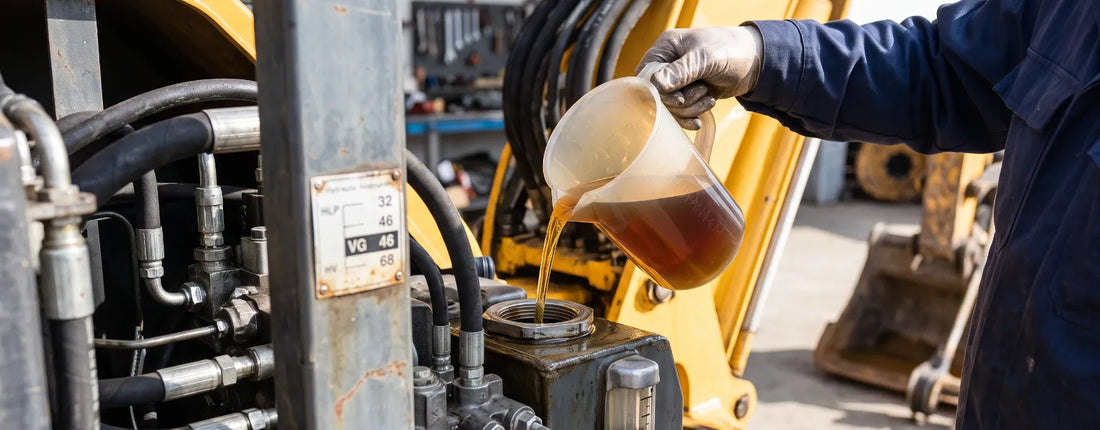 Krew Twojej maszyny. Jak prawidłowo dobrać olej hydrauliczny (HLP, HV) i co oznaczają liczby 32, 46 i 68?