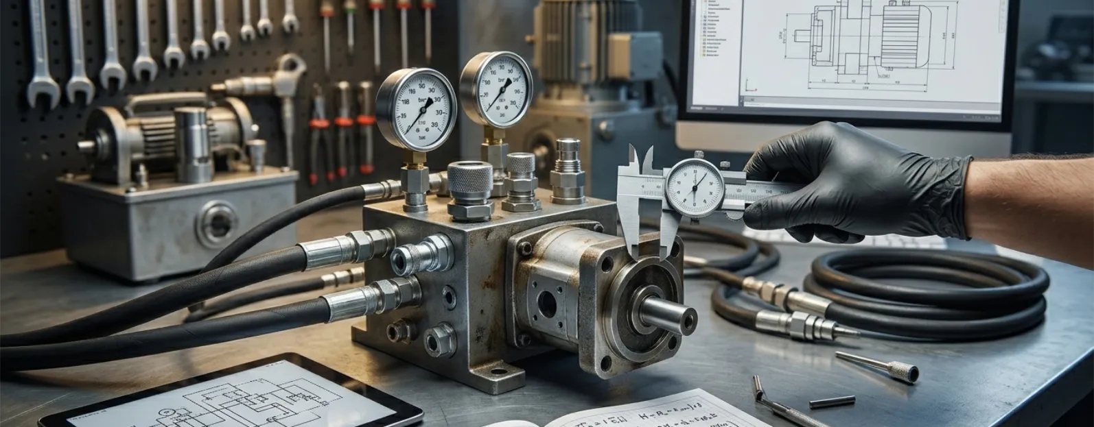 Kalkulator wydajności pompy hydraulicznej – Oblicz litry na minutę (L/min) z chłonności