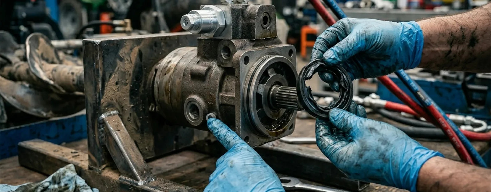 Silnik hydrauliczny kręci, ale nie ma siły? Jak dobrać silnik orbitalny i zapobiec wyciekom z wałka