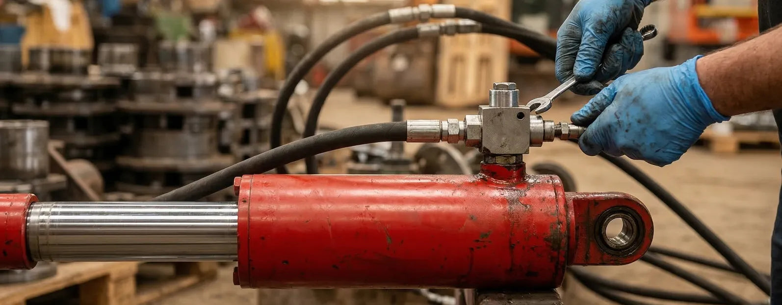 Dlaczego siłownik opada pod ciężarem? Zamek hydrauliczny i jego rola w maszynie