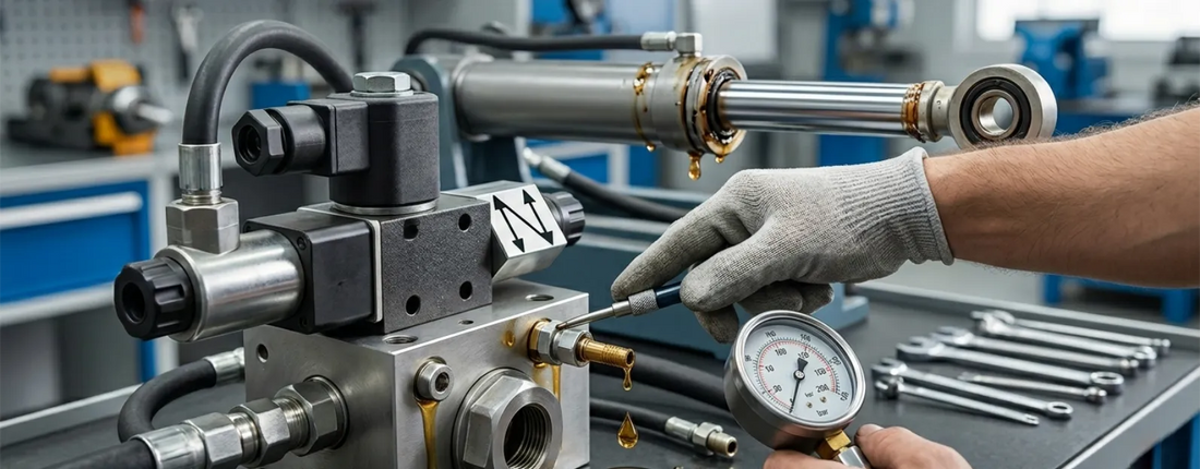 Spadek ciśnienia i szarpanie siłownika? Jak diagnozować i zapobiegać usterkom układu hydraulicznego